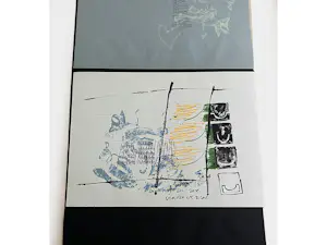Bethany de Forest - HKU kunstmap – 8 zeefdrukken - 1989 - o.a. Bethany de Forest kopen? Bied vanaf 60!