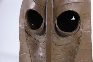 Niet of onleesbaar gesigneerd - Keramiek, Helm/Masker kopen? Bied vanaf 1!