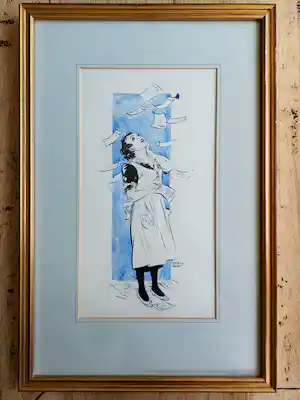 Annie van de Ruit - De nota's vallen uit de lucht. verkocht voor € 35!