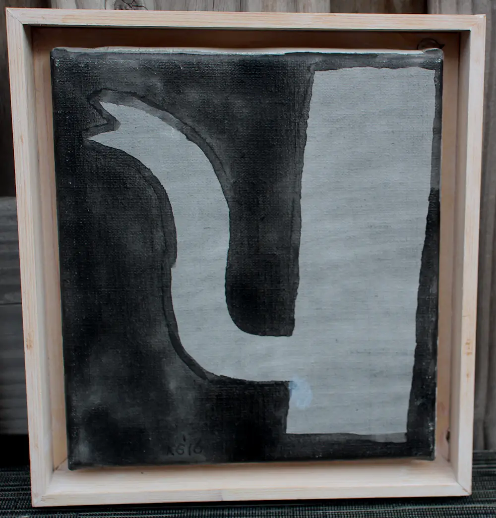 Klaas Gubbels - Ingelijst acryl op doek: koffiekan - 2016 kopen? Bied vanaf 1399!