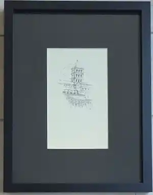 Anton Pieck - mensen voor een gebouw kopen? Bied vanaf 850!