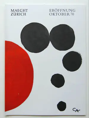 Alexander Calder - Catalogus ‘Eröffnung’, Galerie Maeght, met origin. litho 1970 kopen? Bied vanaf 55!