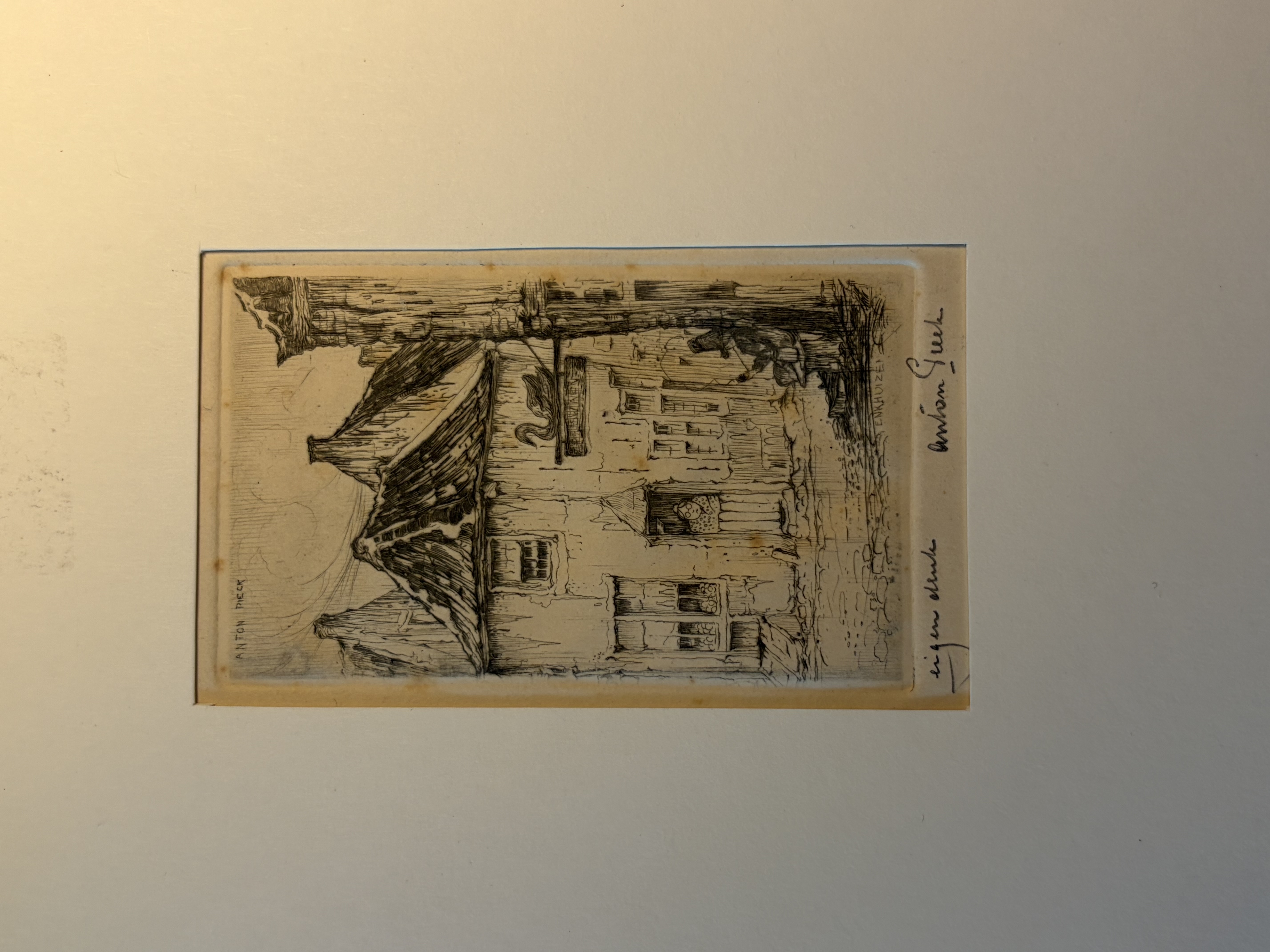 Anton Pieck - – Originele Ets Enkhuizen (Handgesigneerd, Eigen Druk...) kopen? Bied vanaf 189!
