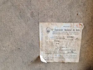 Niet of onleesbaar gesigneerd - Ca. 1920 Spaans post impressionistisch olieverf "rio Lemoa" GROOT! kopen? Bied vanaf 1!