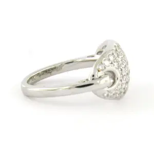 18k witgouden ring met briljant geslepen diamant tot. 0.50ct – F/G - VS/SI kopen? Bied vanaf 900!