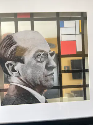 Robert Hallatu - Hommage aan Mondriaan kopen? Bied vanaf 25!