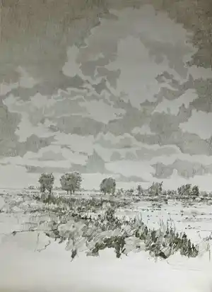 Ton Albers - Landschap bij Ouderkerk kopen? Bied vanaf 35!