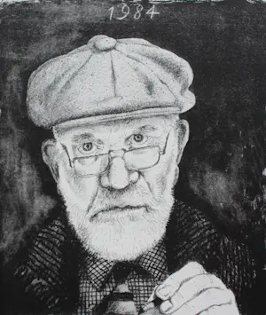 Herman Berserik - Litho: Zelfportret - 1984 kopen? Bied vanaf 99!