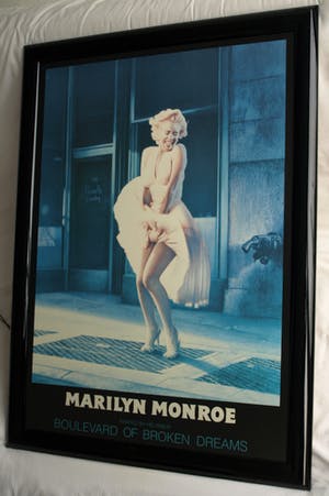 Curiosa - Marilyn Monroe met verlichting , Boulevard of Broken Dreams – Jaren ‘80 kopen? Bied vanaf 1!