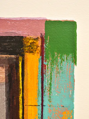 Helmuth van Galen - Abstract met roze kopen? Bied vanaf 50!