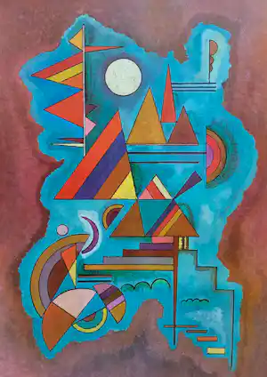 Wassily Kandinsky - Stehend, dubbelpagina litho kopen? Bied vanaf 80!