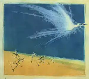 Ronald Tolman - handgesigneerde kleurenets | 'Zonder titel' | 1995 (INGELIJST) kopen? Bied vanaf 120!