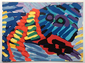 Karel Appel - See me running again - gesigneerd. kopen? Bied vanaf 725!