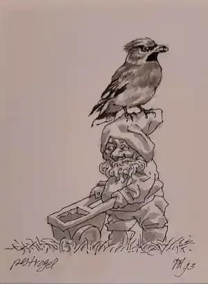Peter Vos - Pestvogel verkocht voor € 295!