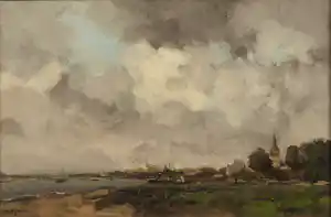 Willem G.F. Jansen - Rivierlandschap kopen? Bied vanaf 2100!