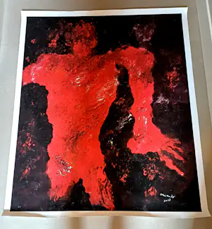 Armando - Giclee op linnen: Gestalt (groot werk) kopen? Bied vanaf 175!