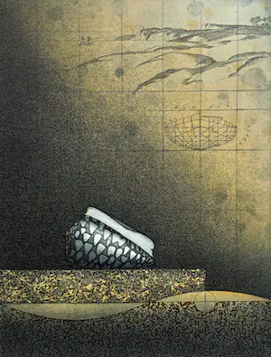 Chris van Otterloo - Het stille getij, aquatint ets kopen? Bied vanaf 75!