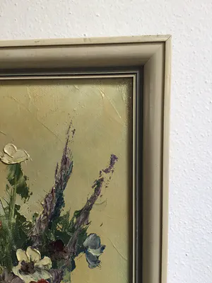 Niet of onleesbaar gesigneerd - Pot met bloemen. kopen? Bied vanaf 1!