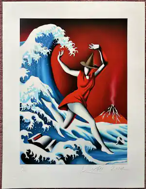 Mark Kostabi - Sandy verkocht voor € 140!