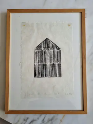 Niet of onleesbaar gesigneerd - Zwart/wit grafisch kopen? Bied vanaf 10!
