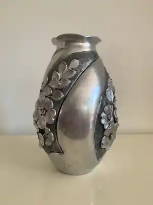 René Sitoleux - Art deco tinnen vaas kopen? Bied vanaf 60!