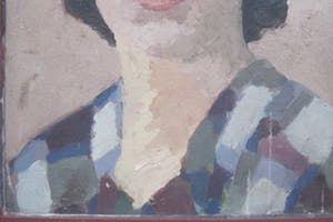 Niet of onleesbaar gesigneerd - Portret van een jonge vrouw kopen? Bied vanaf 10!