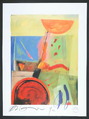 Niet of onleesbaar gesigneerd - Offset, Abstracte compositie kopen? Bied vanaf 1!