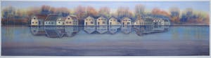 Willem de Vries - Aquarel, Waterspiegeling - Ingelijst (Groot) kopen? Bied vanaf 50!