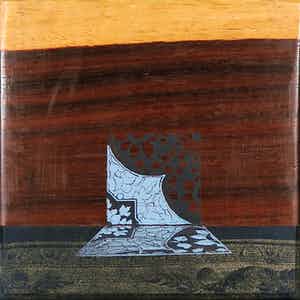 Willy Van Sompel - Stof en hoogdruk op hout, Zonder titel verkocht voor € 35!