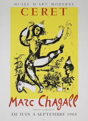 Marc Chagall - Affiche - Musee d'art Moderne Ceret kopen? Bied vanaf 1!