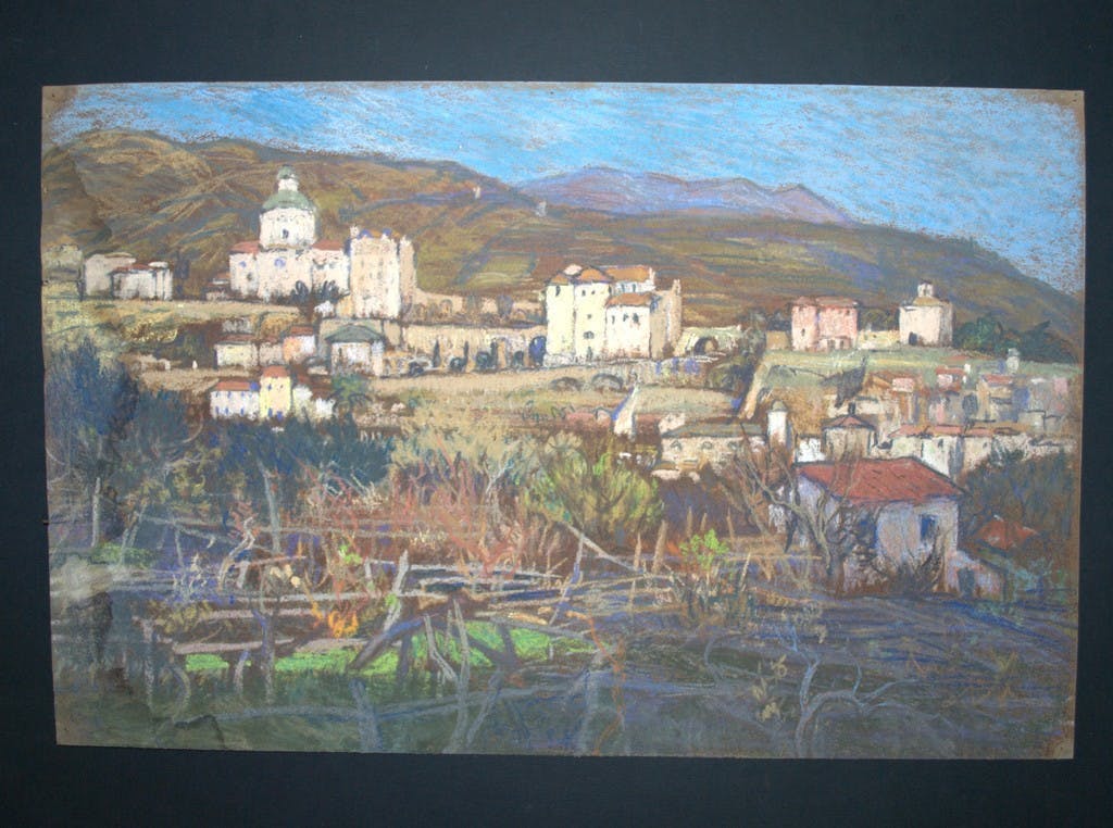 Jacques Zon - pastel uit de veiling Sotheby's 1933 verkocht voor € 90!