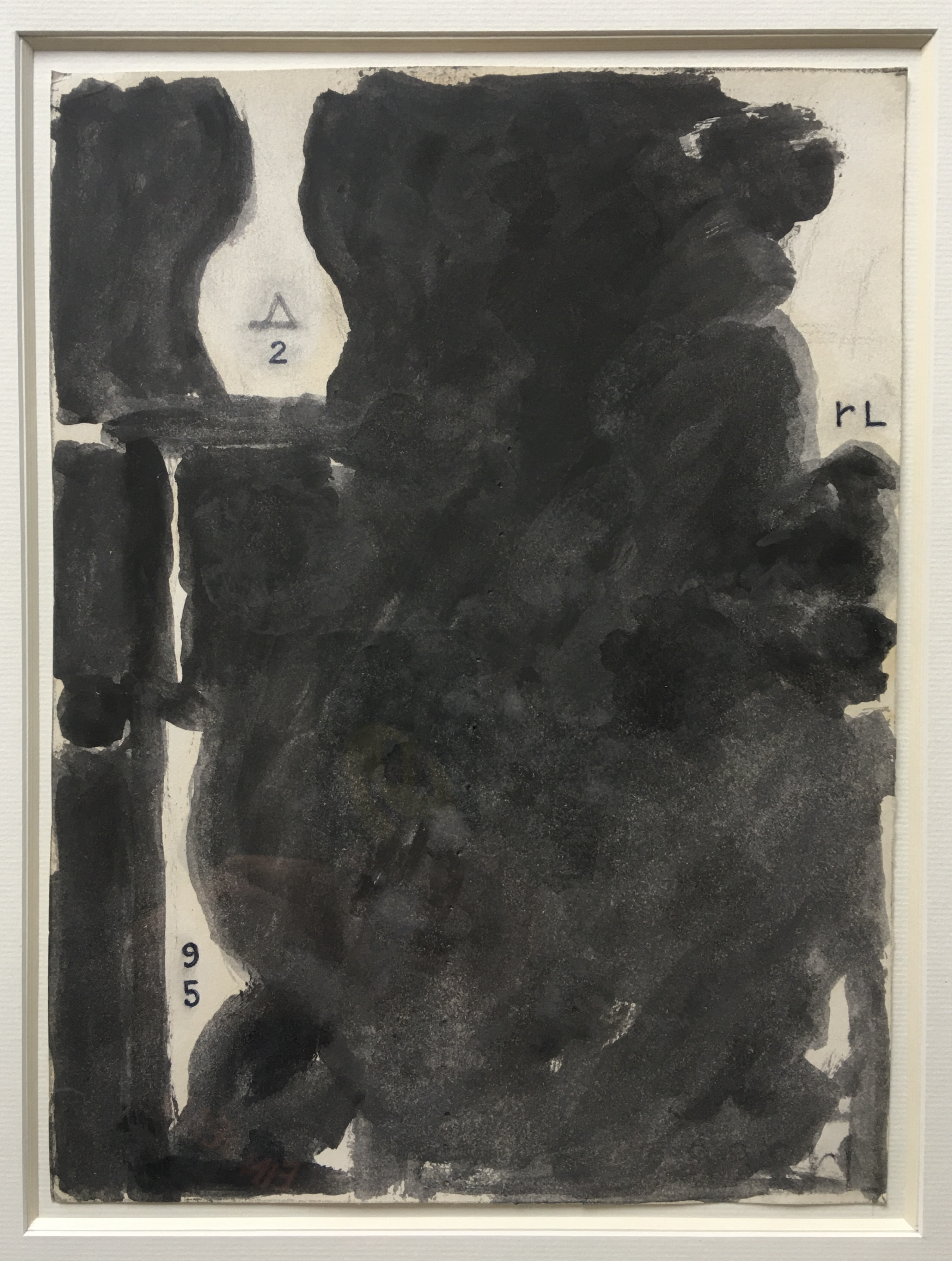 Reinier Lucassen - ‘DELTA 2’ - gemengde techniek op papier - 1995. kopen? Bied vanaf 375!