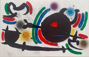 Joan Miro - "Litografía original X" 1970. Werkverzeichnis Cramer 160; Mourlot 866 kopen? Bied vanaf 95!