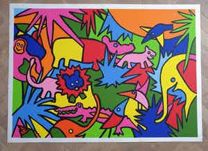 Shunyam - Kenya - Supergroot 75 x 105 cm - 1991 - 86/250 verkocht voor € 85!