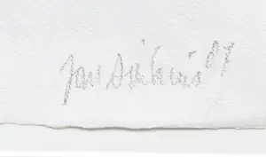 Jan Sierhuis - Gouache/krijt op papier: 'Zonder titel' (1987) kopen? Bied vanaf 330!
