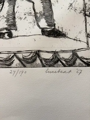 Lucebert - **Prijs Verlaagd** Spaanse Snaak (1967) – Originele ets, handgesigneerd (24/190) kopen? Bied vanaf 189!