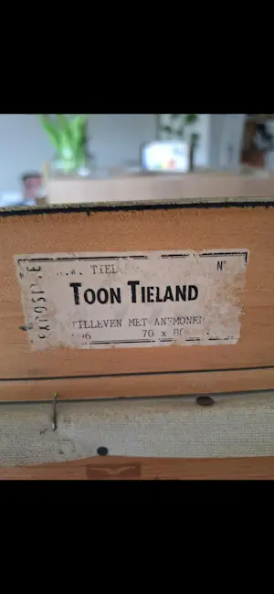 Toon Tieland - Stilleven met Anemonen kopen? Bied vanaf 5000!