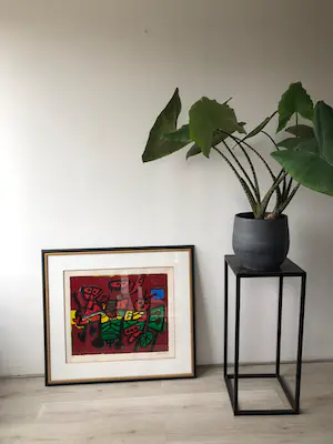 Corneille - Groot kleurrijk schilderij van Corneille uit 1992 - TRIBE kopen? Bied vanaf 230!