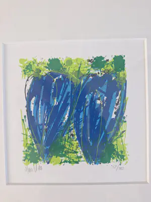 Ad van Hassel - 2 blauwe tulpen kopen? Bied vanaf 60!