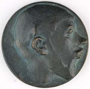 Wilfried Put - Bronzen penning: George Hendrik Breitner, 1962 verkocht voor € 80!