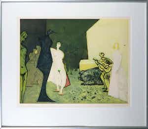 Constant - Ets en aquatint, Plaisir et Tristesse d'Amour: De bekering van Venus - Ingelijst verkocht voor € 440!
