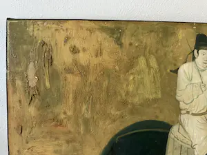 Niet of onleesbaar gesigneerd - Naakt scène kopen? Bied vanaf 1!