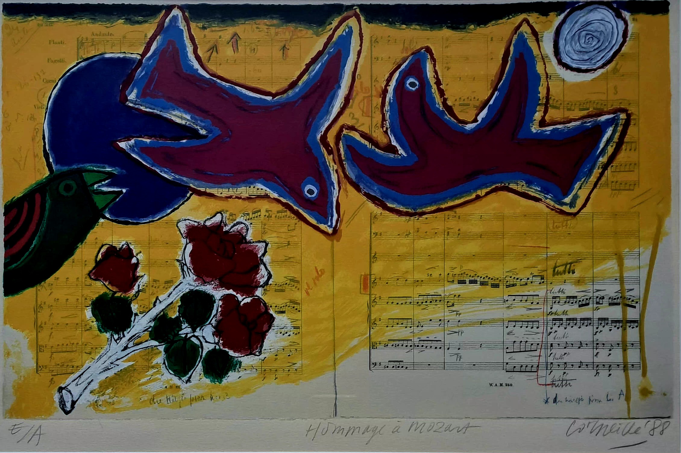 Corneille - " Hommage a Mozart " - epreuve d'artiste kopen? Bied vanaf 345!