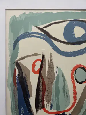 Bram van Velde - Litho. 1952. Derriere Le Miroir. kopen? Bied vanaf 139!
