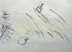 Ger Lataster - handgesigneerde kleurenets | 'Zonder titel' | 1976 (INGELIJST) kopen? Bied vanaf 75!
