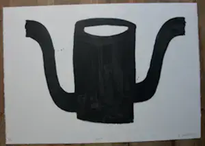 Klaas Gubbels - Litho: "Januskan" - 2004 (zeer groot!) kopen? Bied vanaf 750!