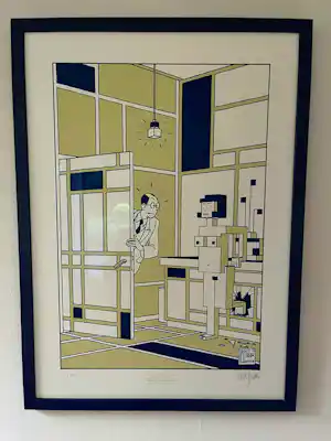 Joost Swarte - The Future of Piet Mondriaan verkocht voor € 200!