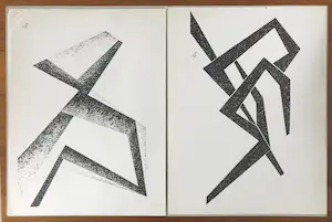 Toon Kelder - Lot van 2 litho's - Abstracte voorstellingen - 1965 kopen? Bied vanaf 1!
