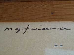 M.G.F. Willemse - Olieverf op paneel, GROOT en ingelijst– 76 x 94 cm kopen? Bied vanaf 1!