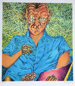 Pjeroo Roobjee - gesigneerde lithografie verkocht voor € 35!